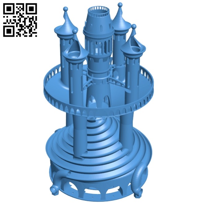 Castle twist baugruppe B007494 file stl free download 3D Model for CNC and 3d printer