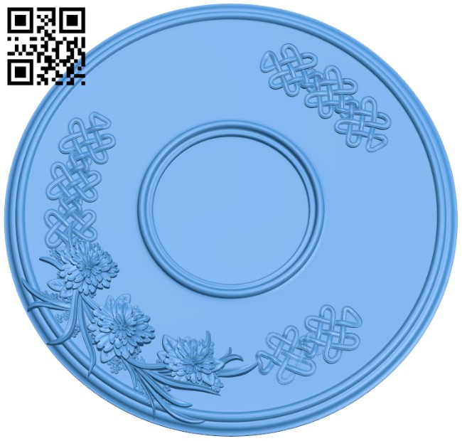 Circular disk pattern A004857 download free stl files 3d model for CNC wood carving