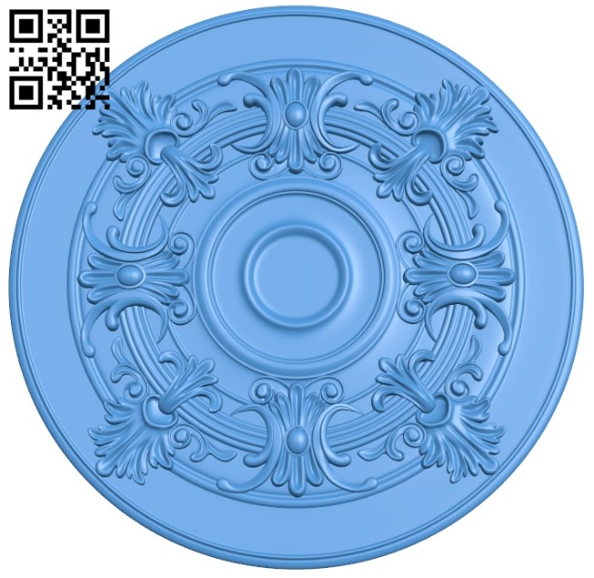 Circular disk pattern A004858 download free stl files 3d model for CNC wood carving