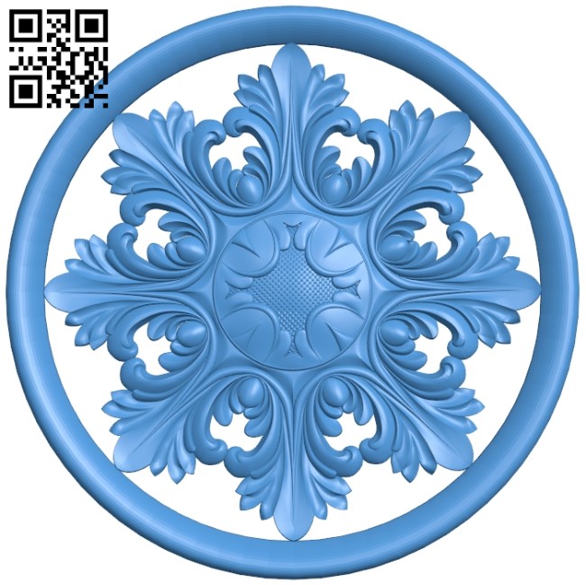 Circular disk pattern A004860 download free stl files 3d model for CNC wood carving