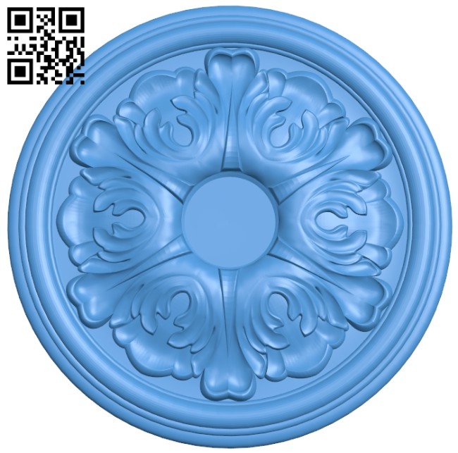 Circular disk pattern A004886 download free stl files 3d model for CNC wood carving