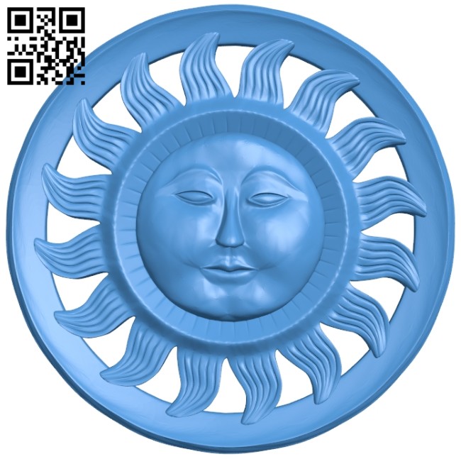 Circular disk pattern - sun A004861 download free stl files 3d model for CNC wood carving