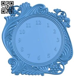 Clock watcher A004898 download free stl files 3d model for CNC wood carving