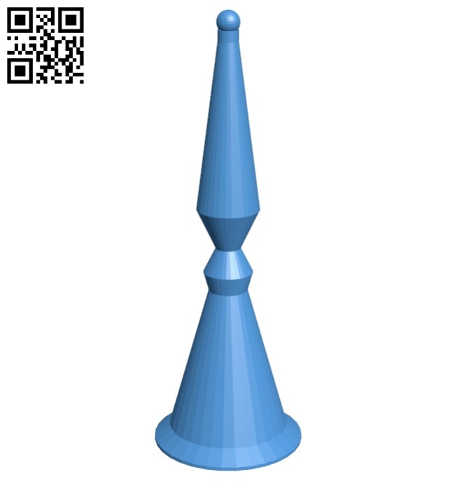 Cyl Bishop - chess B007162 file stl free download 3D Model for CNC and 3d printer