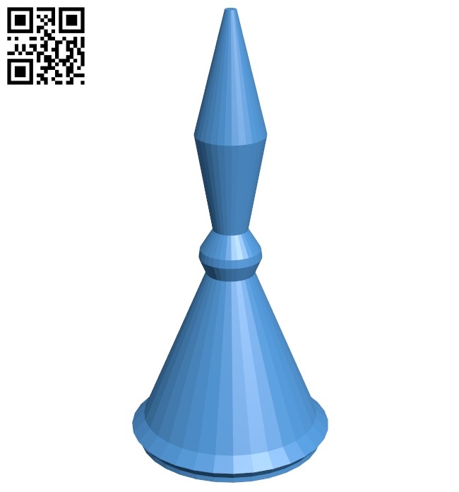 Cyl Pawn - chess B007165 file stl free download 3D Model for CNC and 3d printer