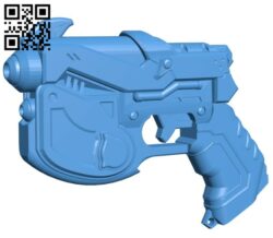 D.Va waveracer gun B007493 file stl free download 3D Model for CNC and 3d printer