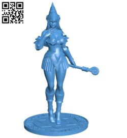 Dark sorceress women B007154 file stl free download 3D Model for CNC and 3d printer