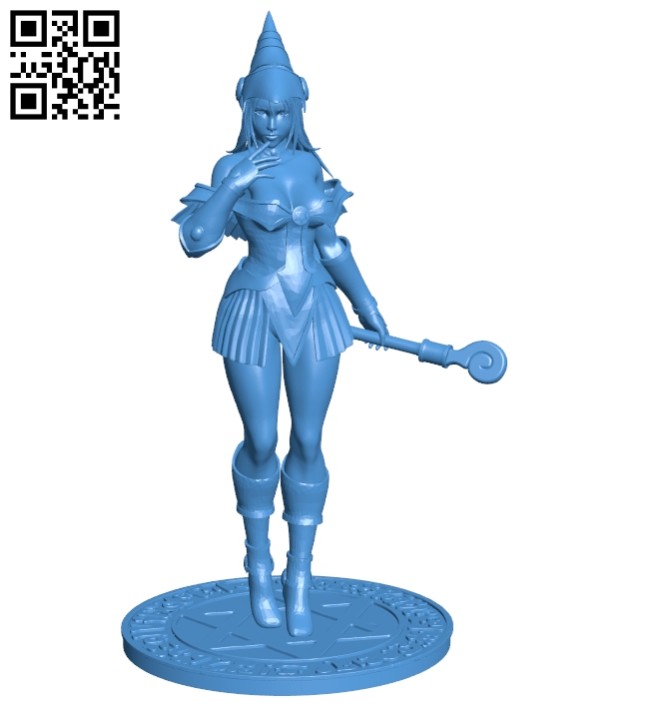 Dark sorceress women B007154 file stl free download 3D Model for CNC and 3d printer