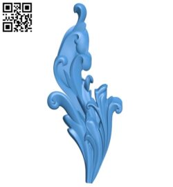 Decor pattern of leaves A004784 download free stl files 3d model for CNC wood carving