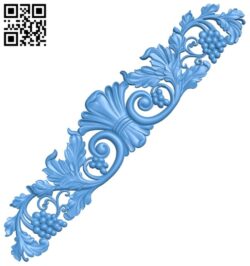 Decorative vine pattern A004780 download free stl files 3d model for CNC wood carving