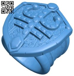 Defense ring B007473 file stl free download 3D Model for CNC and 3d printer