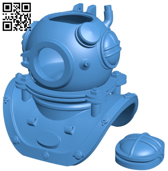 Divers Suit B007577 file stl free download 3D Model for CNC and 3d printer