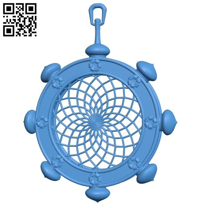 Dream catcher wheel B007510 file stl free download 3D Model for CNC and 3d printer