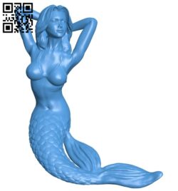 Dreaming Mermaid B007367 file stl free download 3D Model for CNC and 3d printer