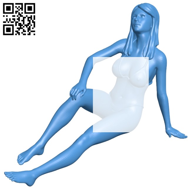 Dreaming girl B007419 file stl free download 3D Model for CNC and 3d printer