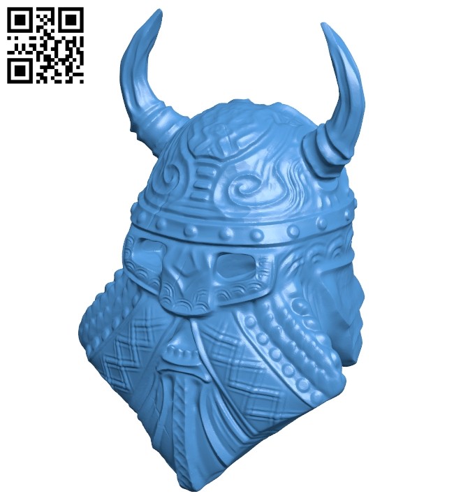 Dwarf helmet hollow B007433 file stl free download 3D Model for CNC and 3d printer