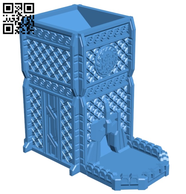 Dwarf watchtower B007451 file stl free download 3D Model for CNC and 3d printer