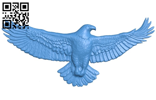 Eagle spread wings A004821 download free stl files 3d model for CNC wood carving