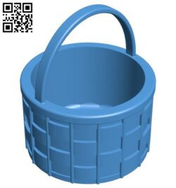 Easter Basket B007427 file stl free download 3D Model for CNC and 3d printer