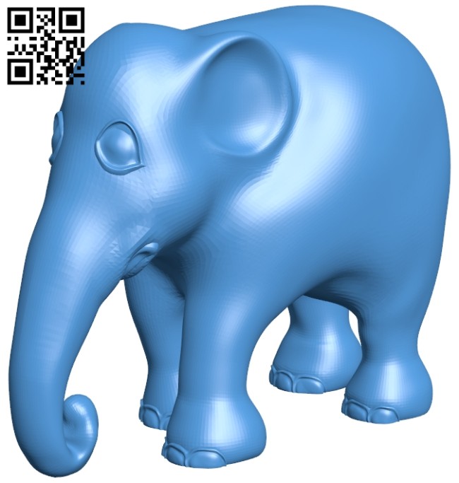 Elephant B007121 file stl free download 3D Model for CNC and 3d printer