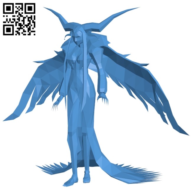 Final Fantasy 8 - Ultimecia B007492 file stl free download 3D Model for CNC and 3d printer