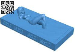 Girl Carbonite B007399 file stl free download 3D Model for CNC and 3d printer