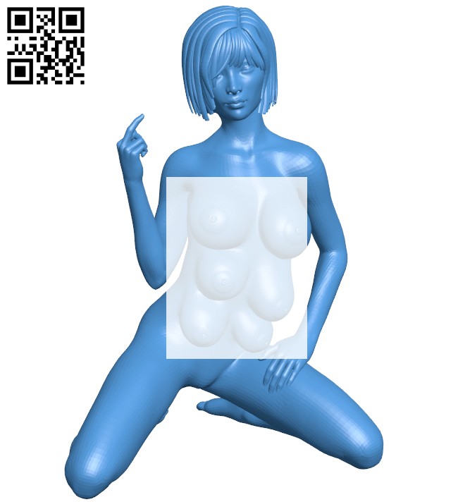 Girl fantasme B007153 file stl free download 3D Model for CNC and 3d printer
