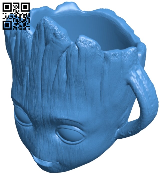 Groot cup B007198 file stl free download 3D Model for CNC and 3d printer