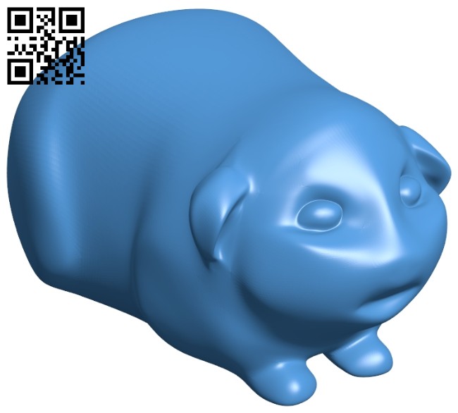 Guinea pig B007553 file stl free download 3D Model for CNC and 3d printer