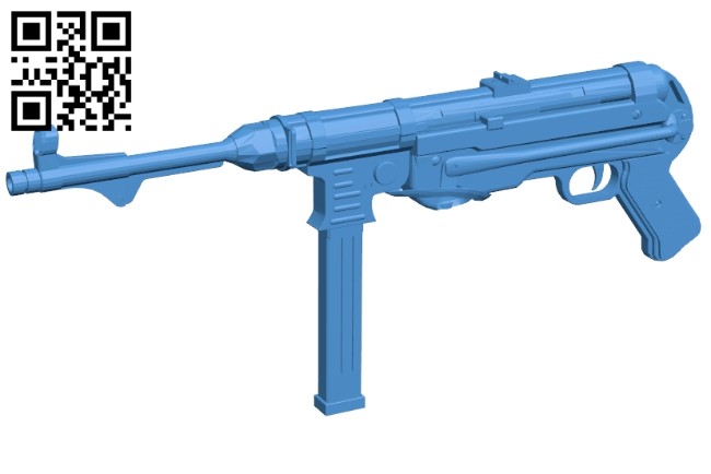 Gun B007213 file stl free download 3D Model for CNC and 3d printer