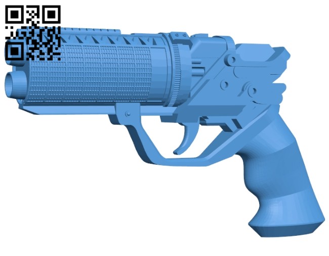 Gun K's Blaster B007225 file stl free download 3D Model for CNC and 3d printer