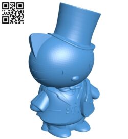Hello kitty groom B007505 file stl free download 3D Model for CNC and 3d printer