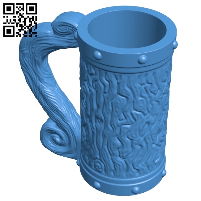 Hogwarts Mug B007518 file stl free download 3D Model for CNC and 3d printer