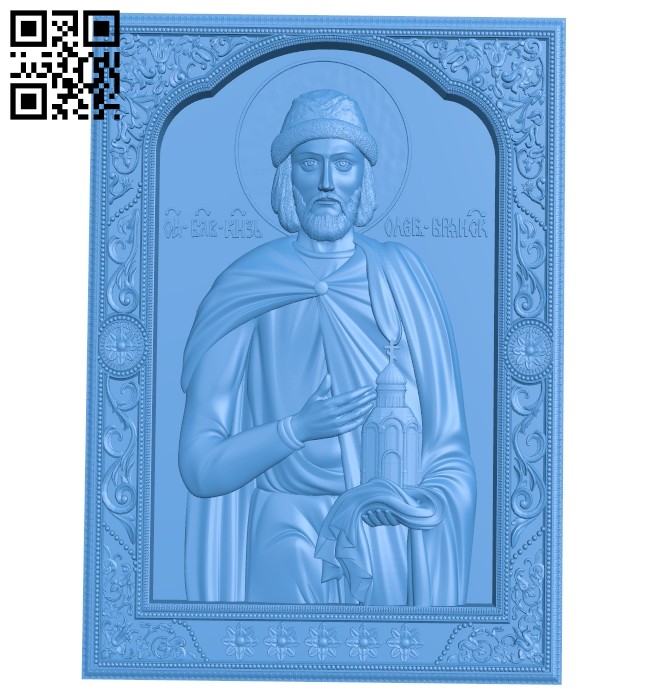 Icon Saint Moses A004827 download free stl files 3d model for CNC wood carving