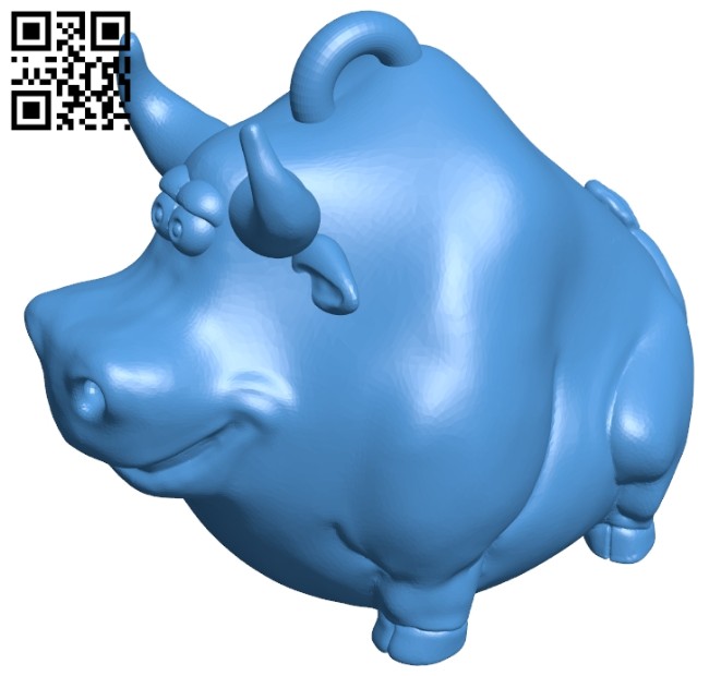 Keychain attached to a bull B007468 file stl free download 3D Model for CNC and 3d printer