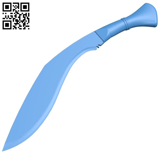 Kukri B007127 file stl free download 3D Model for CNC and 3d printer