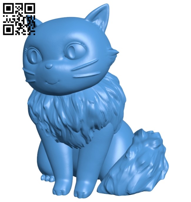 STL file Lovely Angry Cat 😡・Model to download and 3D print・Cults