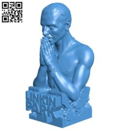 Linkin park chester bennington B007489 file stl free download 3D Model for CNC and 3d printer