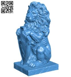 Lion Welcome B007504 file stl free download 3D Model for CNC and 3d printer