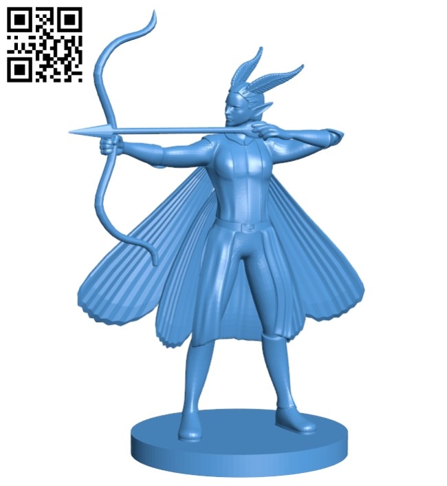 Miss Archfey B007155 file stl free download 3D Model for CNC and 3d printer