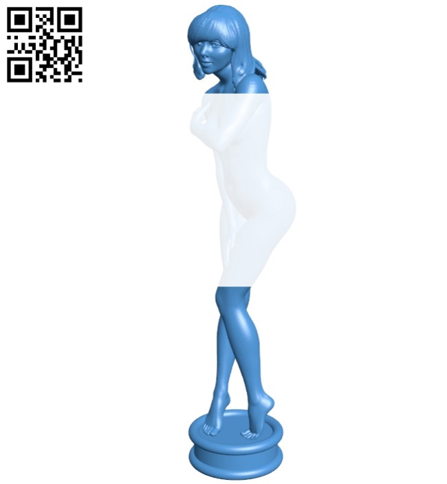 Miss Shy B007291 file stl free download 3D Model for CNC and 3d printer