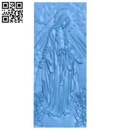 Mother painting of god A004947 download free stl files 3d model for CNC wood carving