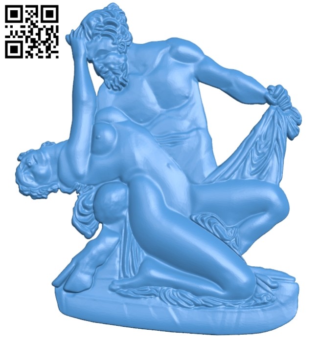 Mythological picture A004820 download free stl files 3d model for CNC wood carving