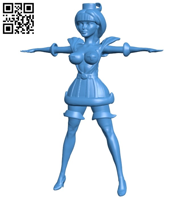 Nurse women B007221 file stl free download 3D Model for CNC and 3d printer