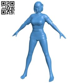 Open air girl B007434 file stl free download 3D Model for CNC and 3d printer