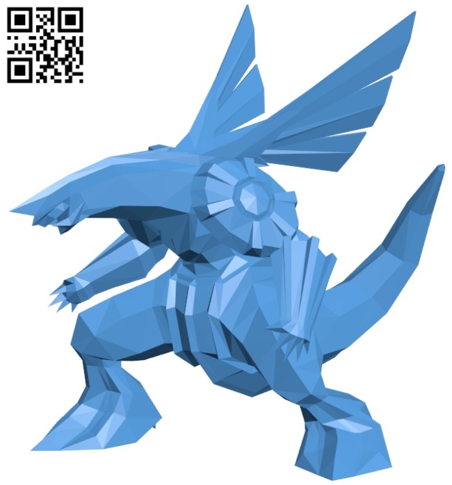 STL file Pokemon Palkia 🐉・Model to download and 3D print・Cults
