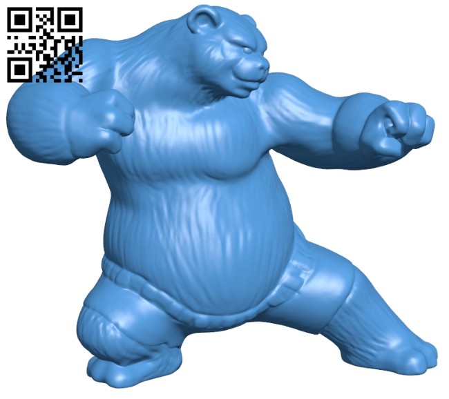 Panda B007315 file stl free download 3D Model for CNC and 3d printer