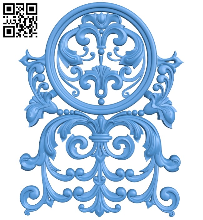 Pattern decor design A004800 download free stl files 3d model for CNC wood carving