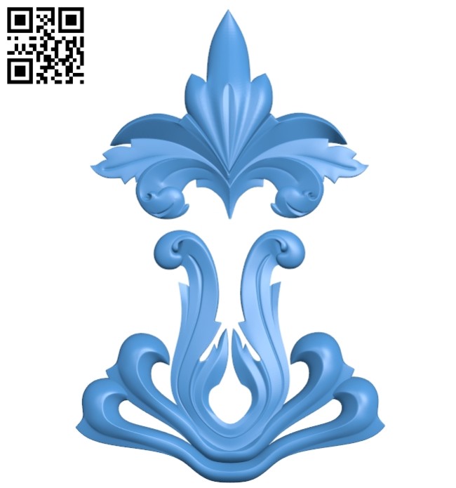 Pattern decor design A004851 download free stl files 3d model for CNC wood carving