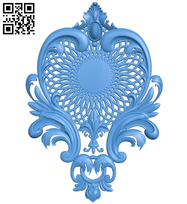 Pattern decor design A004901 download free stl files 3d model for CNC wood carving